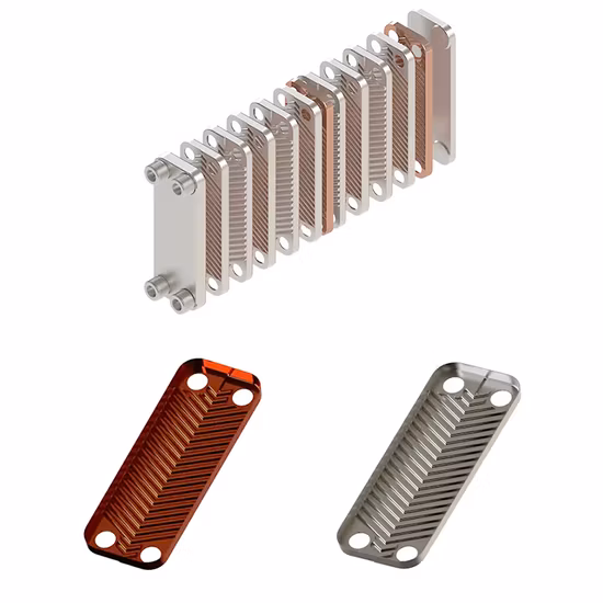 Échangeur de chaleur à plaques brasé liquide 316L/304 de la CE CCS d'OIN 9001 ISO 14001